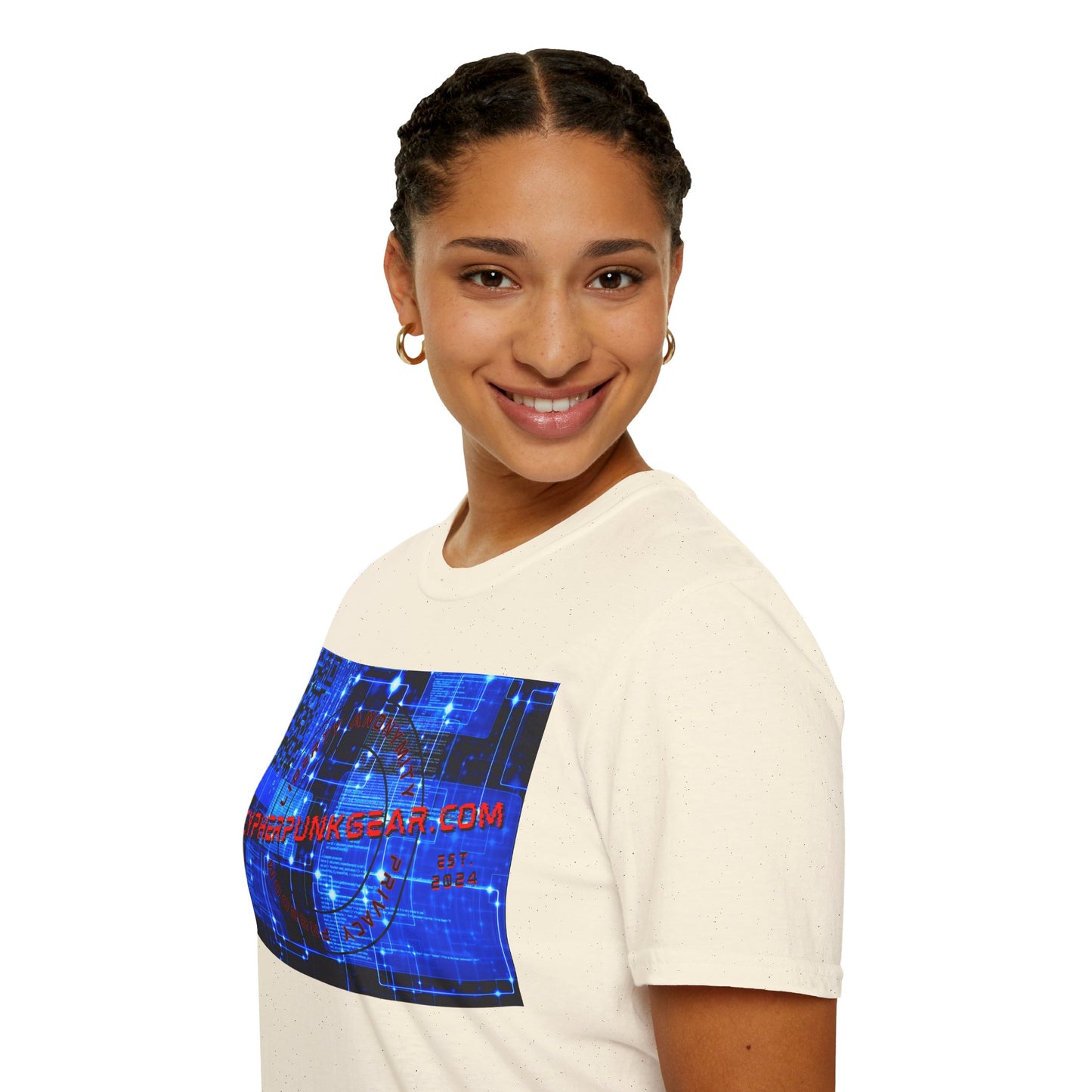 Cypherpunkgear.com logo Light colors Unisex T-Shirt by cypherpunkgear.com