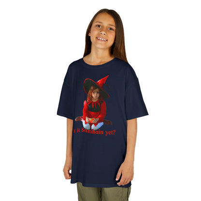 Is it Samhain yet? Kids Heavy Cotton™ Tee by CreepyCrafts.boo