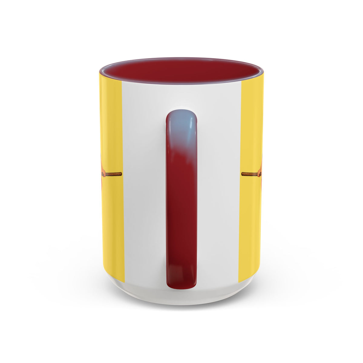 Hazel Hex Yellow Accent Mug by CreepyCrafts.boo