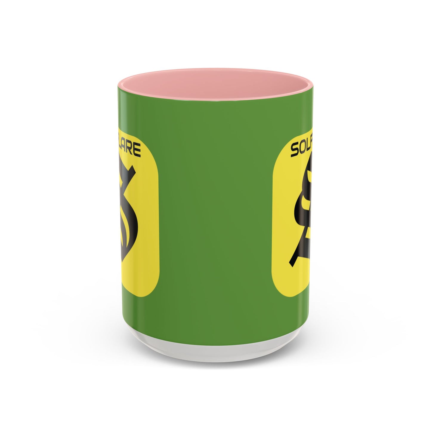 SolflareLogo Green Accent Mug by cypherpunkgear.com