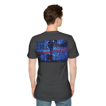2-sided, cypherpunkgear.com logo Dark colors Unisex T-Shirt by cypherpunkgear.com