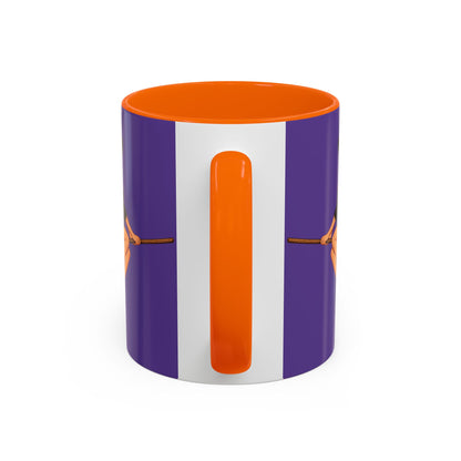 Hazel Hex Purple Accent Mug by CreepyCrafts.boo