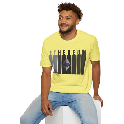 Ethereum (ETH) Light colors Unisex T-Shirt by cypherpunkgear.com