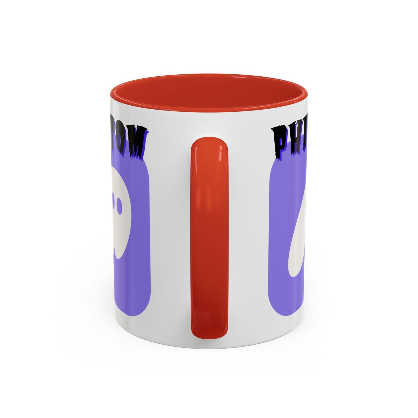 Phantom Hot Wallet White Accent Mug by cypherpunkgear.com
