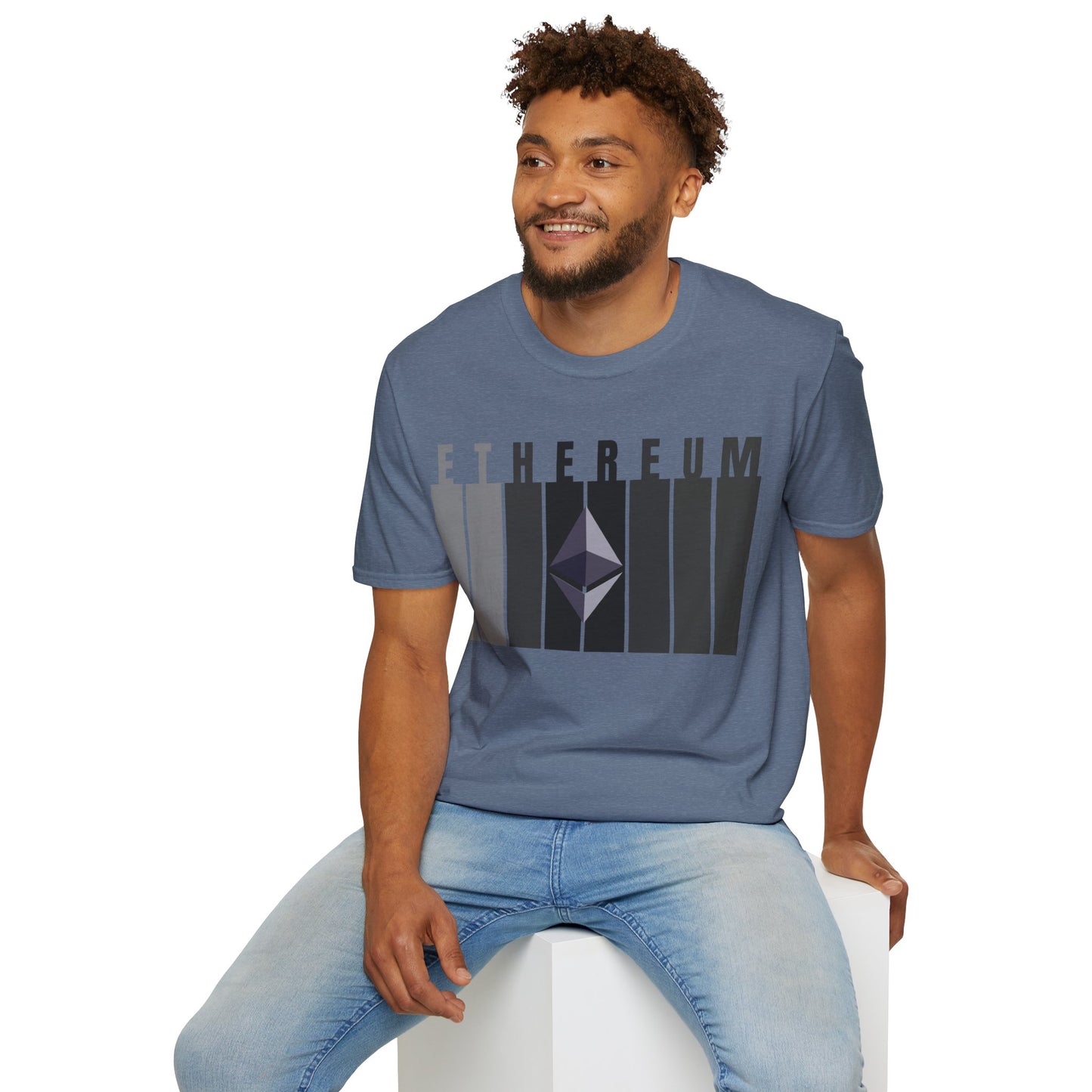 Ethereum (ETH) Dark colors Unisex T-Shirt by cypherpunkgear.com