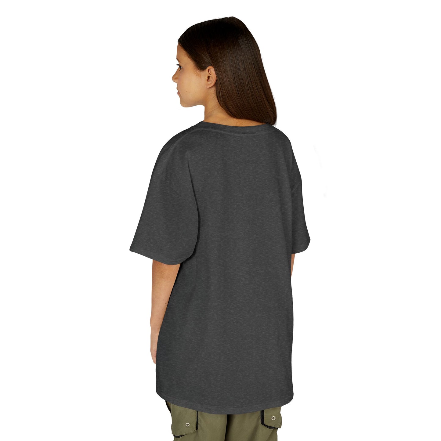 Spooky Blessed Samhain Ghost Purple font Kids Heavy Cotton™ Tee by CreepyCrafts.boo