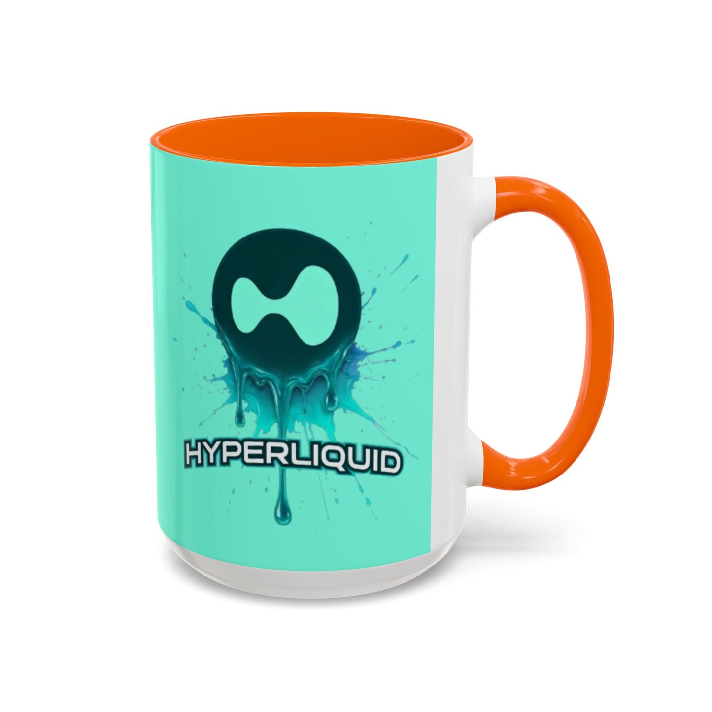 HYPE Drip Light Hyperliquid Accent Mug by cypherpunkgear.com