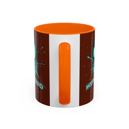HYPE Drip Brown Accent Mug by cypherpunkgear.com