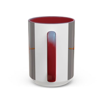 Velvet Vex Grey Accent Mug by CreepyCrafts.boo