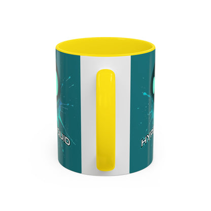 HYPE Drip Hyperliquid Accent Mug by cypherpunkgear.com
