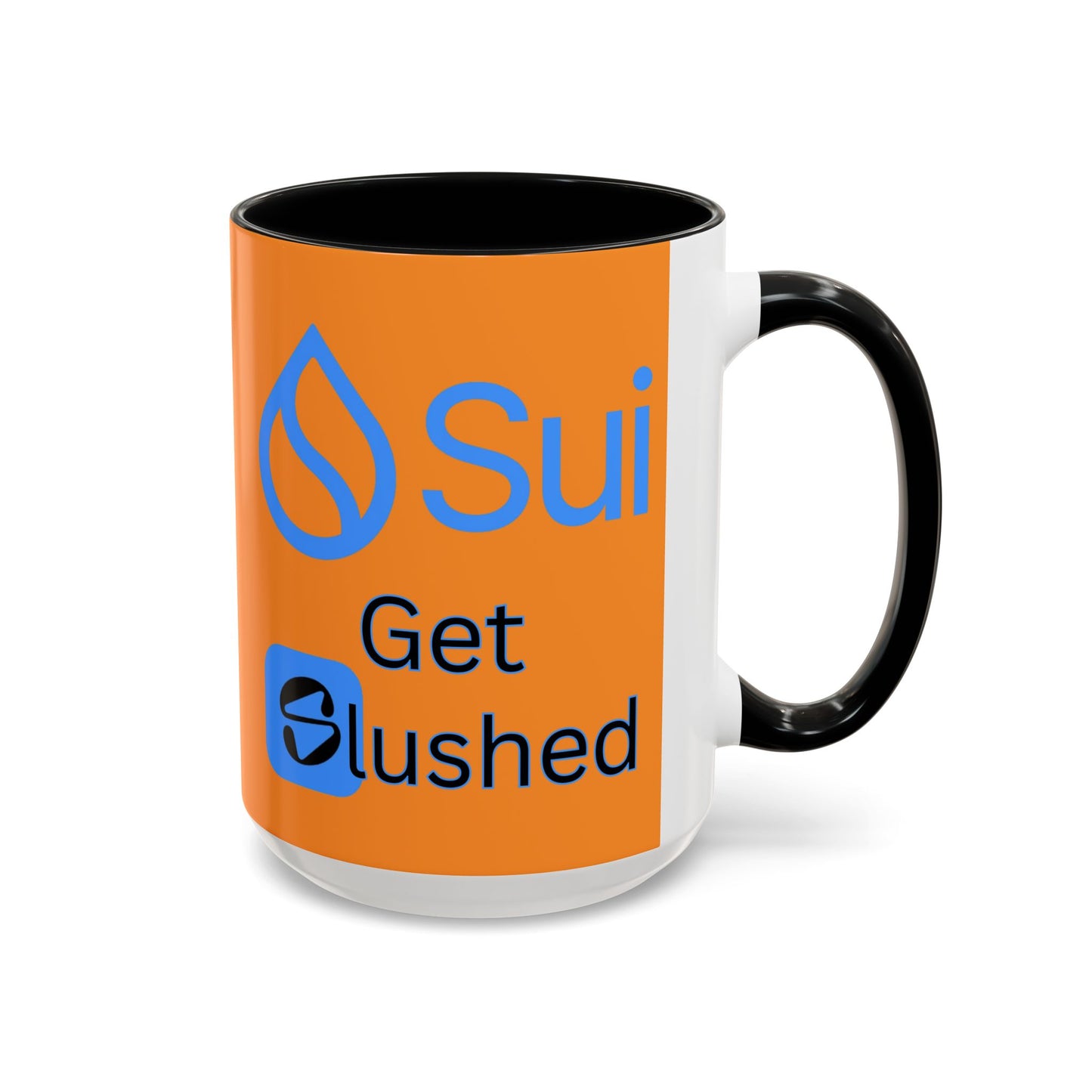 Sui: Get Slushed Orange Accent Mug by cypherpunkgear.com