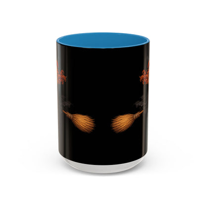 Hazel Hex Black Accent Mug by CreepyCrafts.boo