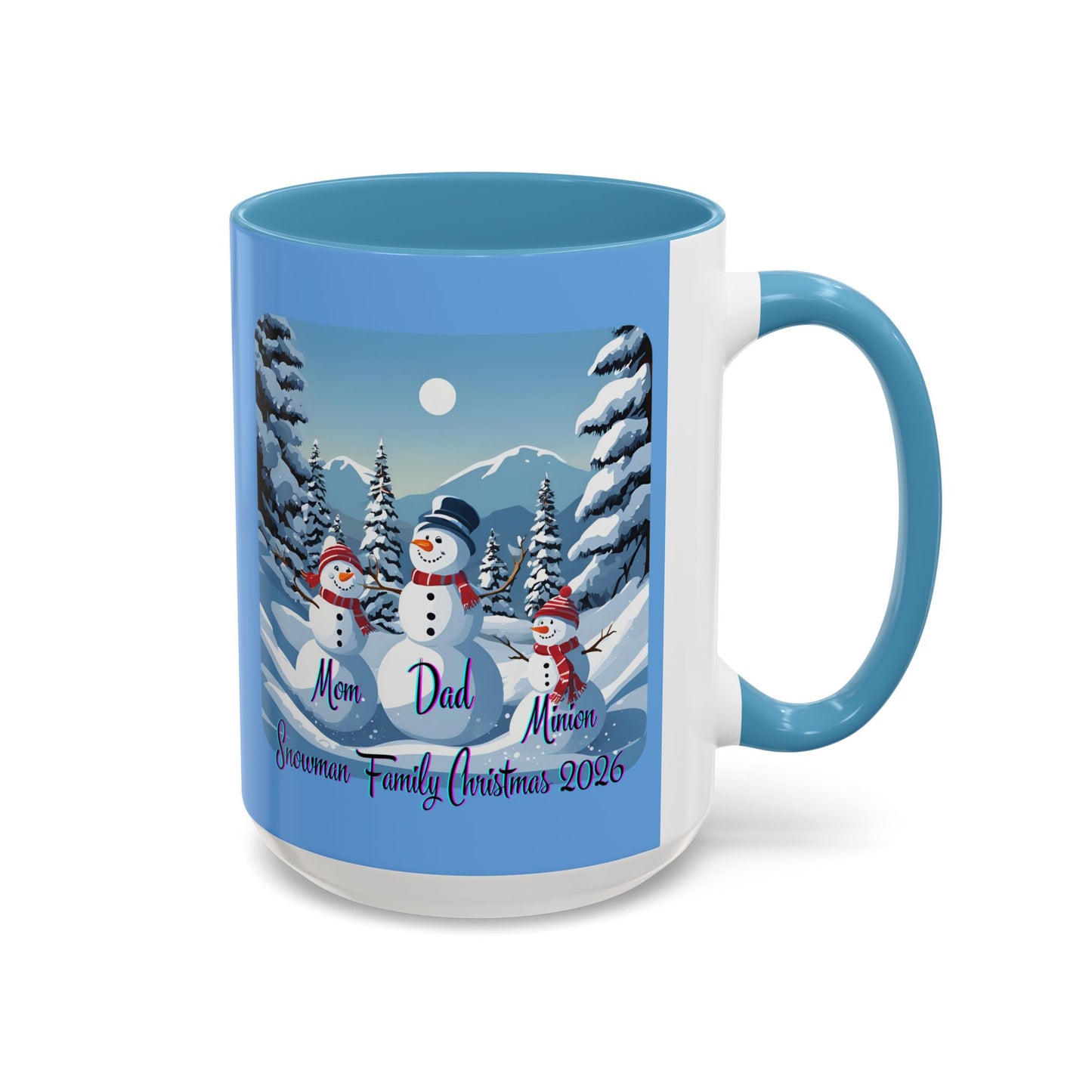 Snowman Family of 3 Accent Mug by cypherpunkgear.com