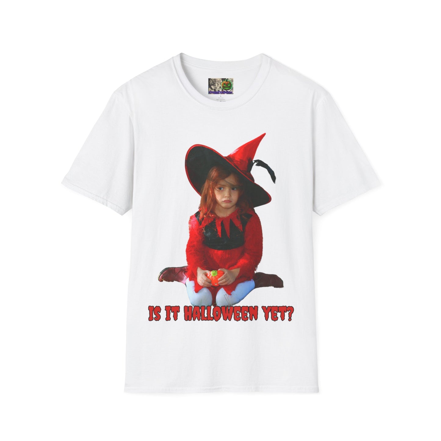 Is it Halloween yet? Light colors Unisex T-Shirt by CreepyCrafts.boo