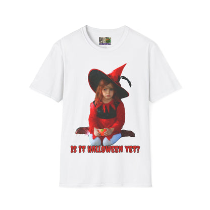Is it Halloween yet? Light colors Unisex T-Shirt by CreepyCrafts.boo