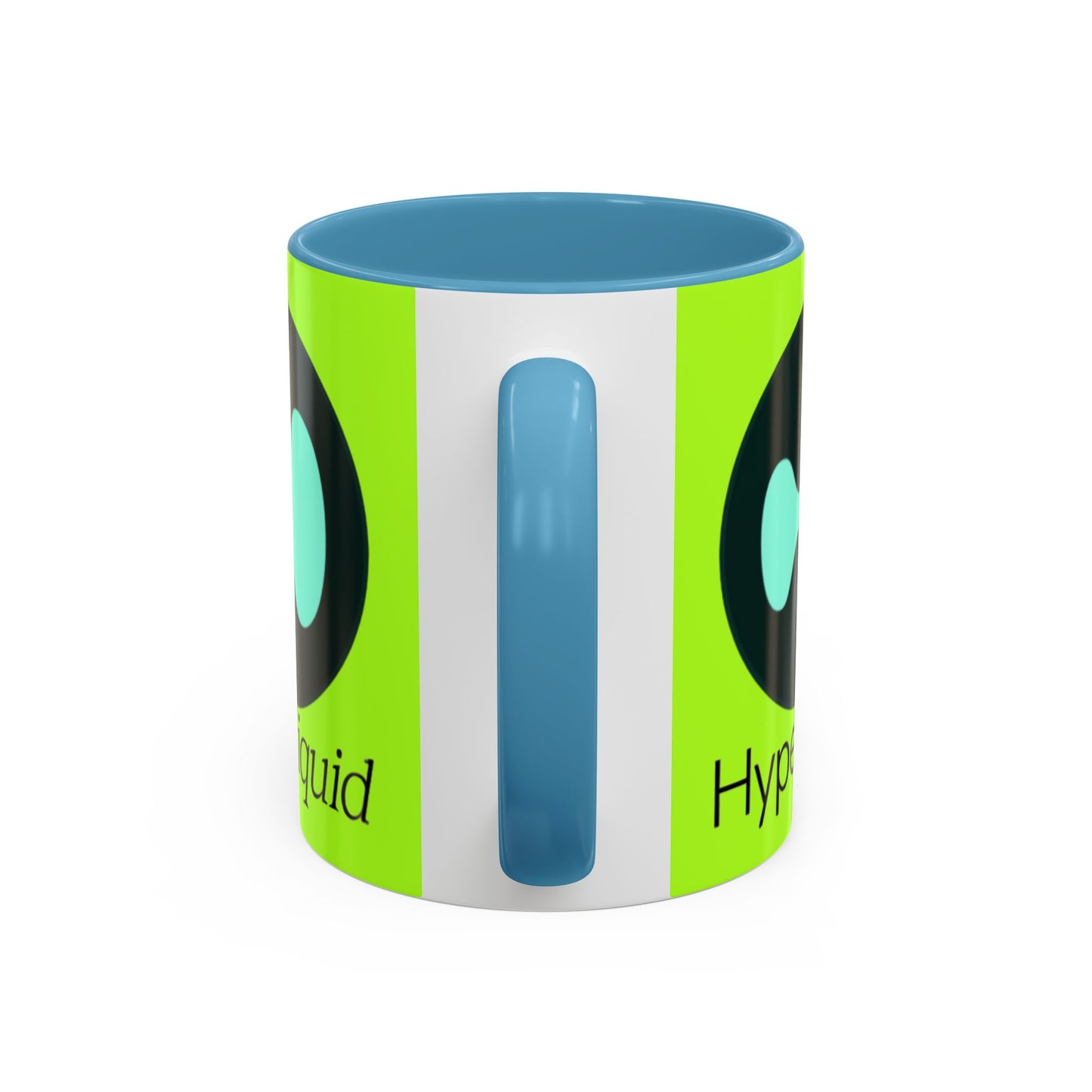 Hyperliquid Black font Green Accent Mug by cypherpunkgear.com