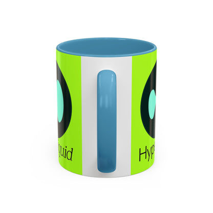 Hyperliquid Black font Green Accent Mug by cypherpunkgear.com