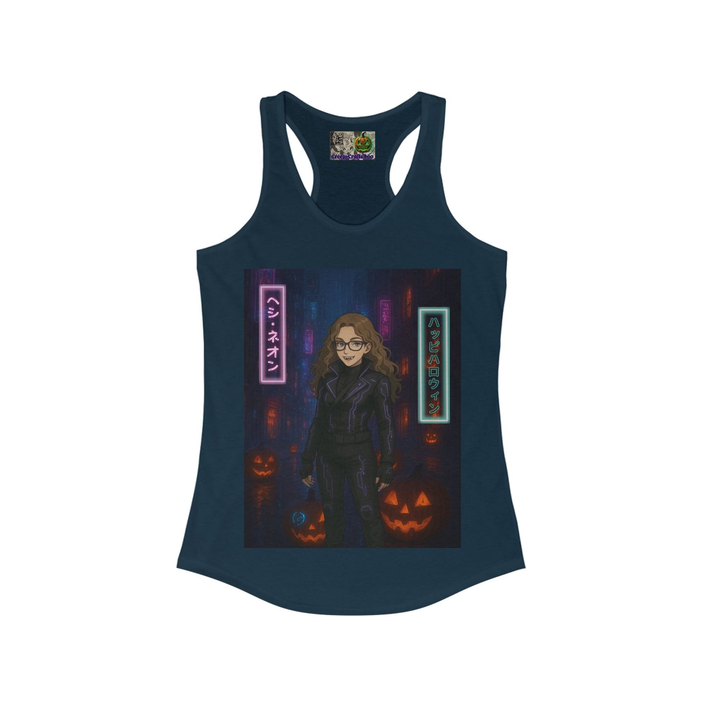 Hethyr Neon Women's Racerback Tank Top by CreepyCrafts.boo