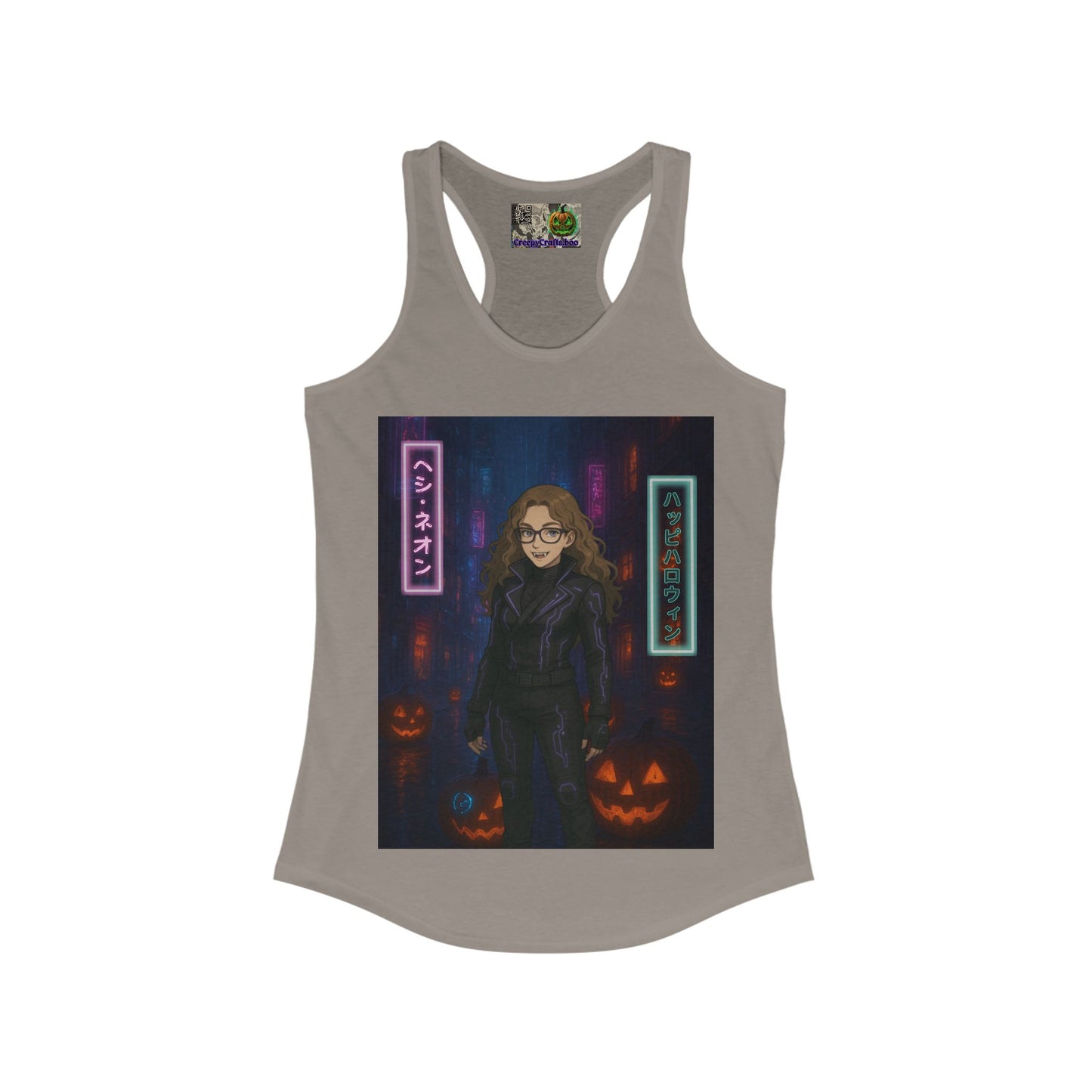 Hethyr Neon Women's Racerback Tank Top by CreepyCrafts.boo