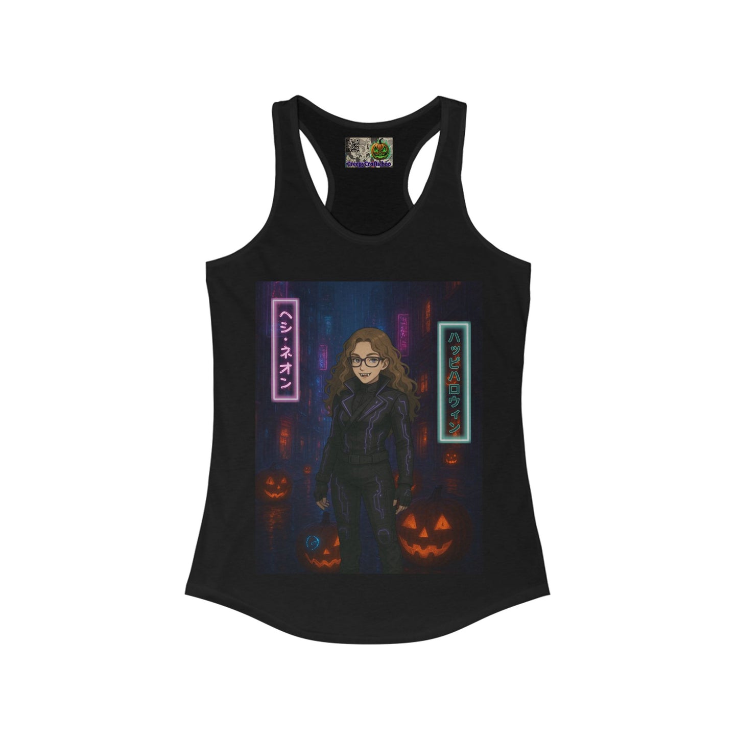 Hethyr Neon Women's Racerback Tank Top by CreepyCrafts.boo