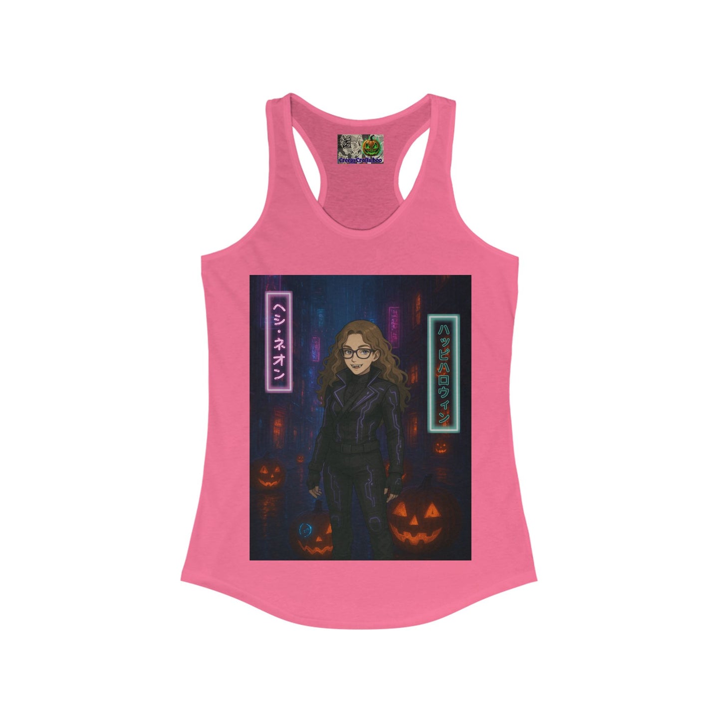 Hethyr Neon Women's Racerback Tank Top by CreepyCrafts.boo