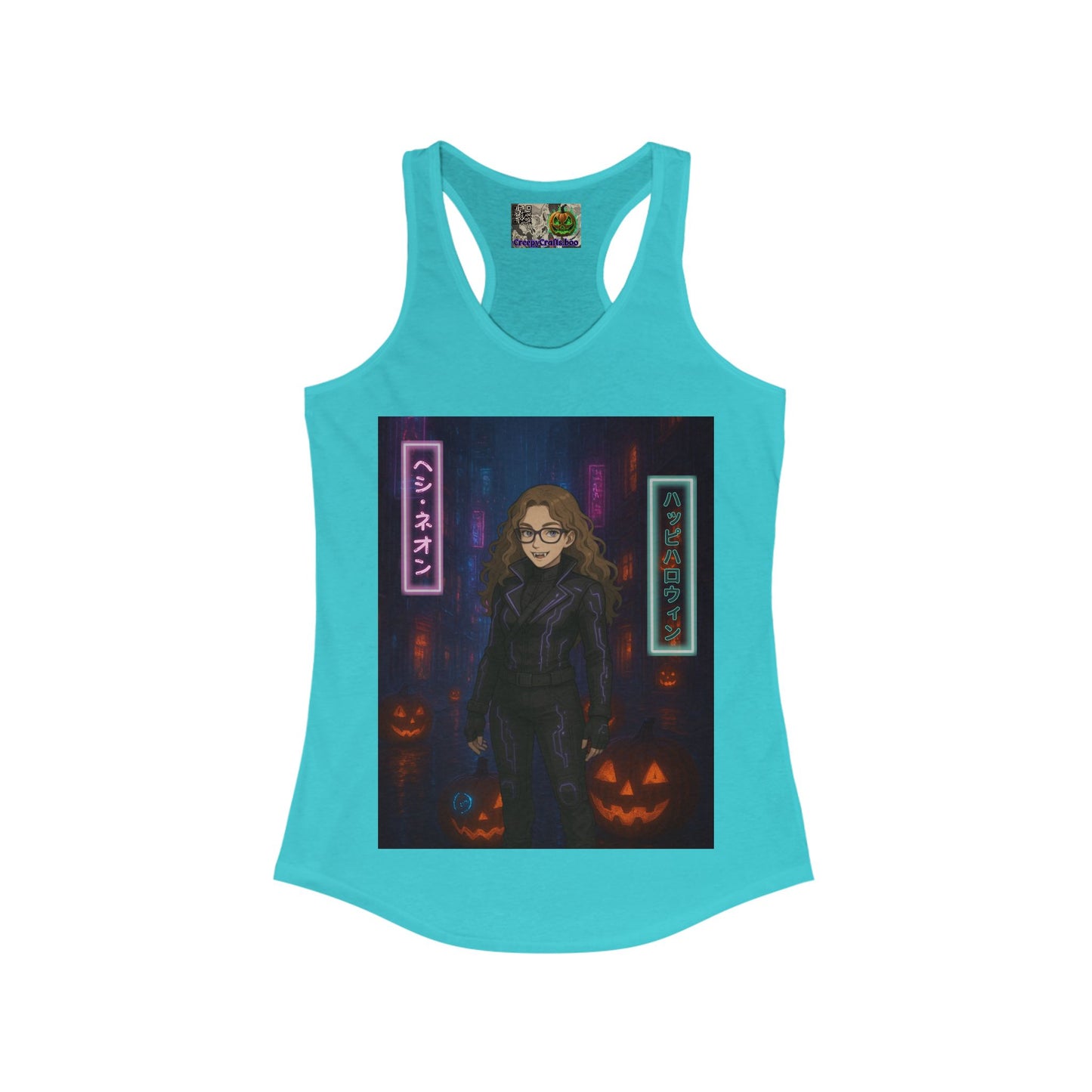 Hethyr Neon Women's Racerback Tank Top by CreepyCrafts.boo