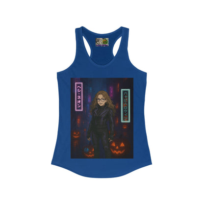 Hethyr Neon Women's Racerback Tank Top by CreepyCrafts.boo