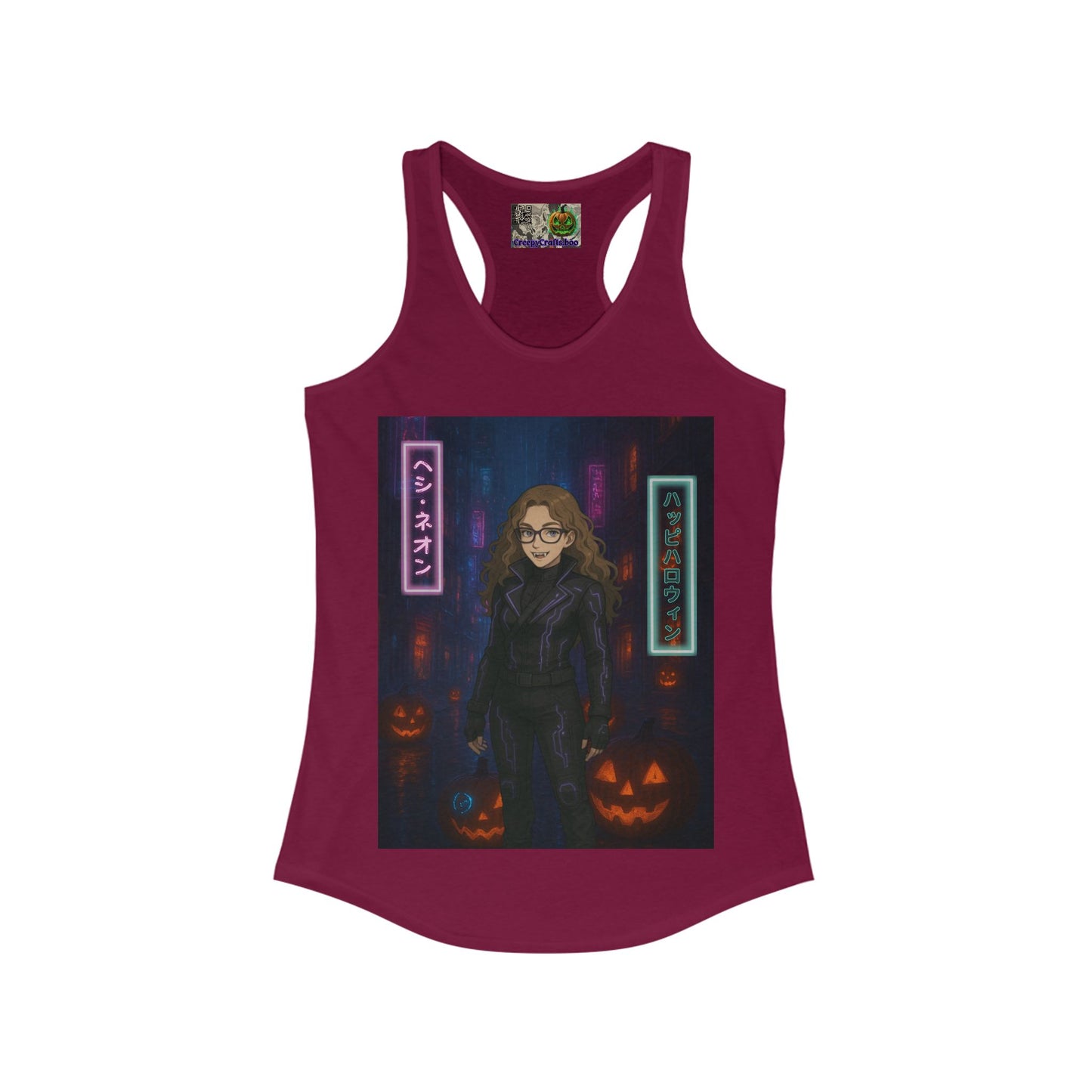 Hethyr Neon Women's Racerback Tank Top by CreepyCrafts.boo