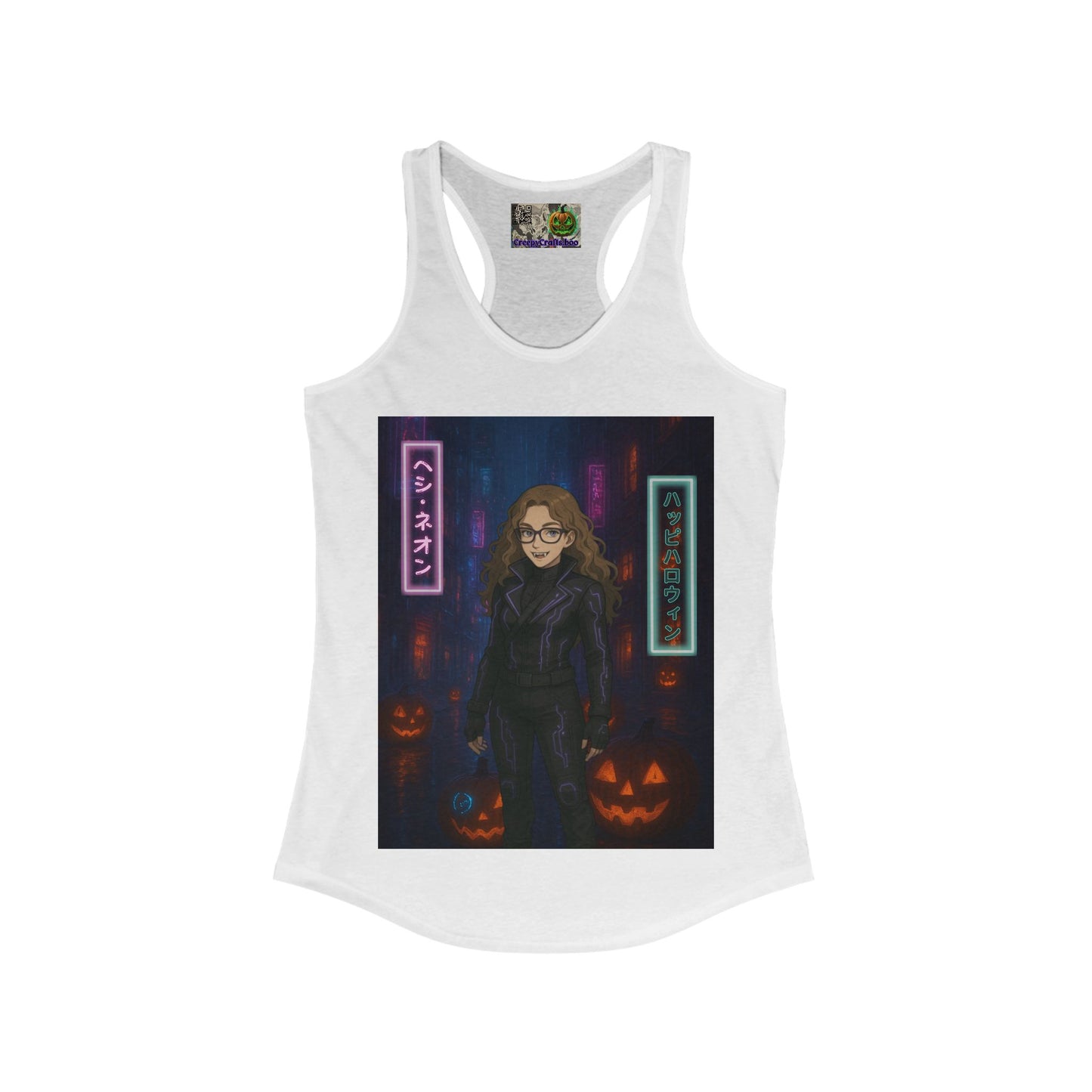 Hethyr Neon Women's Racerback Tank Top by CreepyCrafts.boo
