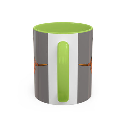 Velvet Vex Grey Accent Mug by CreepyCrafts.boo
