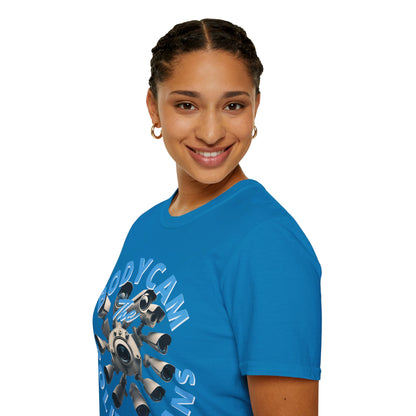 Bodycam the Politicians Cameras Dark colors Unisex T-Shirt by cypherpunkgear.com