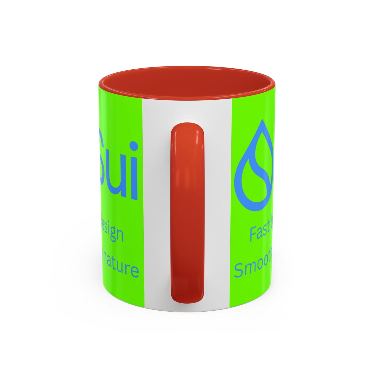 SUI Green Accent Mug by cypherpunkgear.com