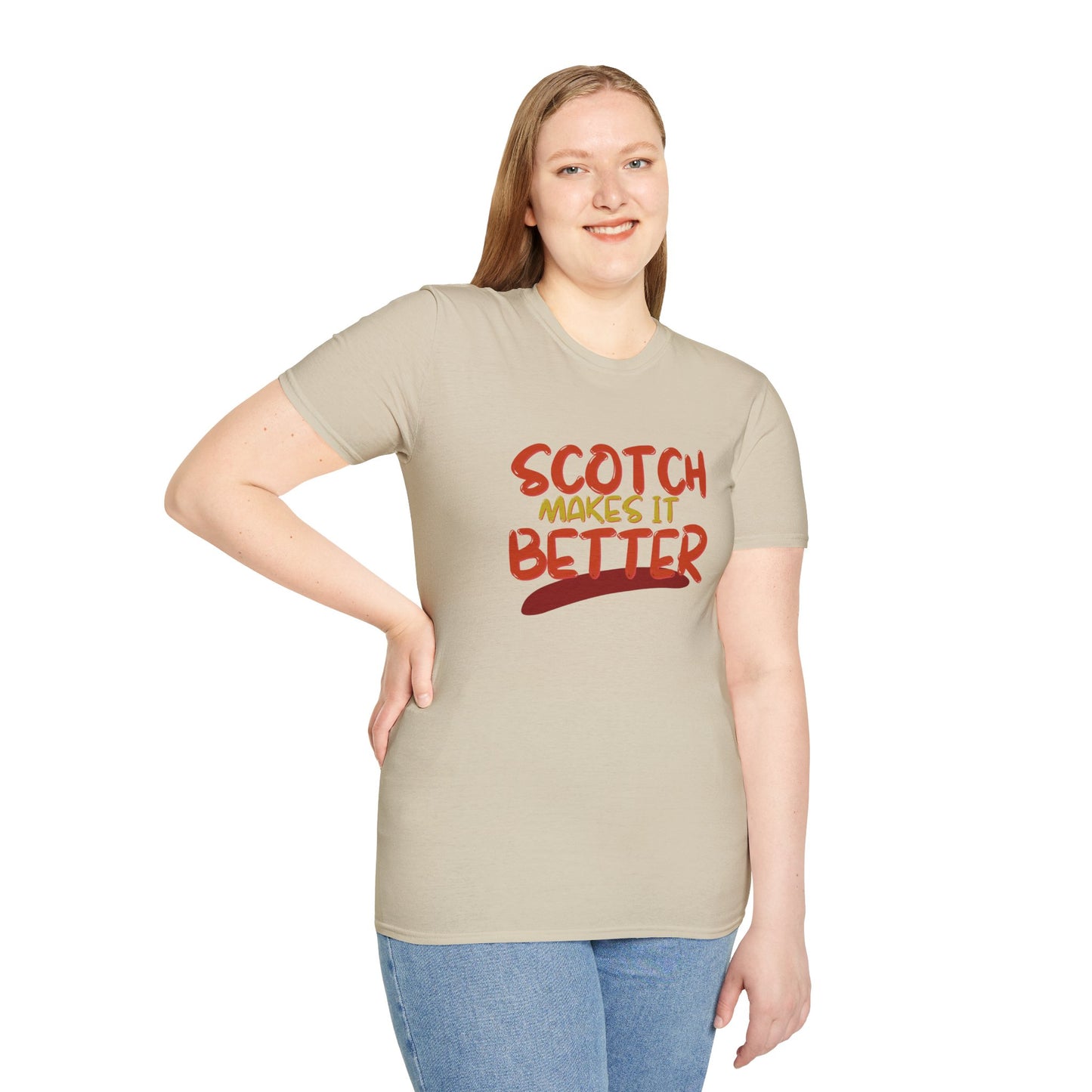 ¡Scotch lo mejora con cypherpunkgear! Camiseta unisex de estilo suave