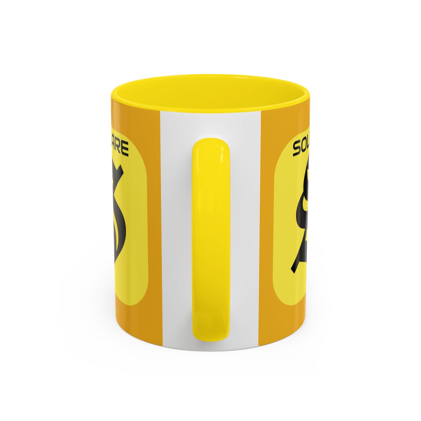 SolflareLogo Yellow Accent Mug by cypherpunkgear.com
