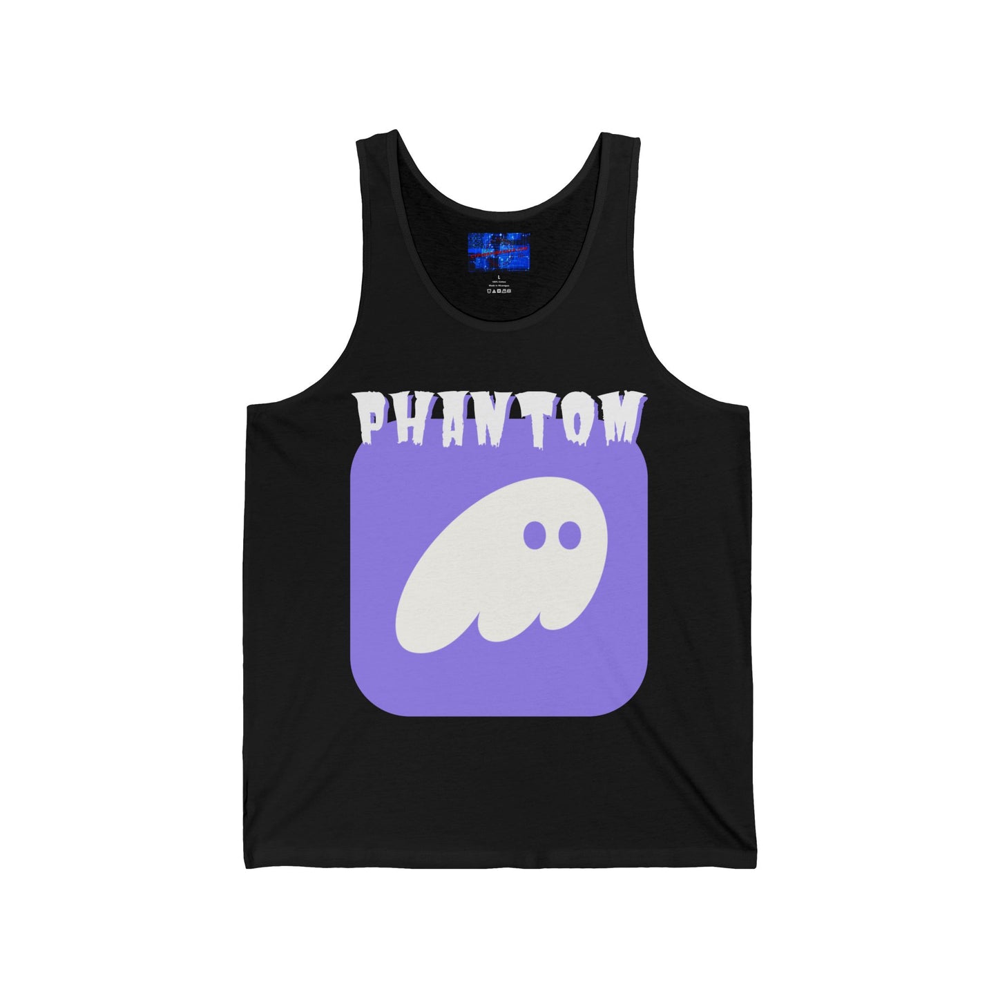 Phantom Hot Wallet Unisex Jersey Tank Top by cypherpunkgear.com