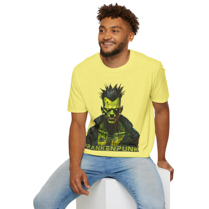 Frankenpunk Light colors Unisex T-Shirt by CreepyCrafts.boo