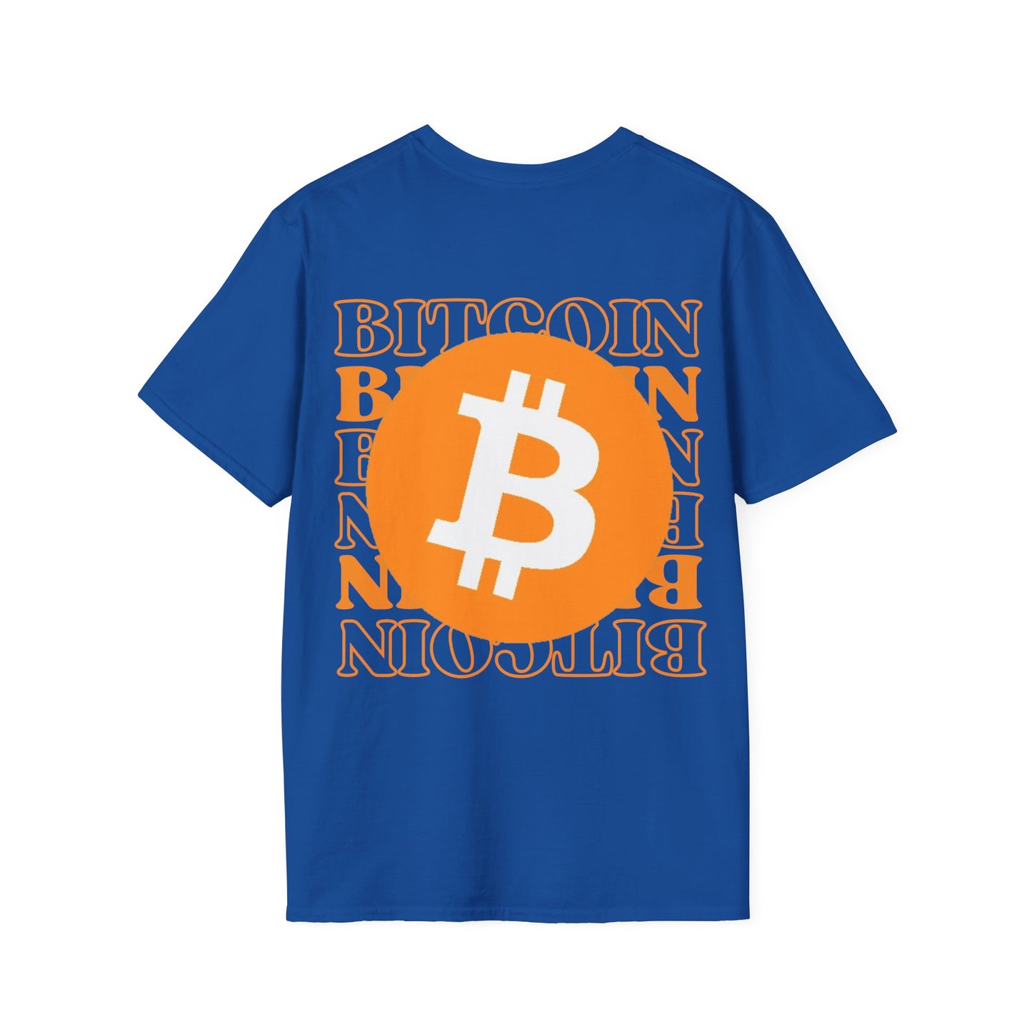 2-sided Bitcoin (BTC) Decentralized Freedom DKcolors Unisex T-Shirt by cypherpunkgear