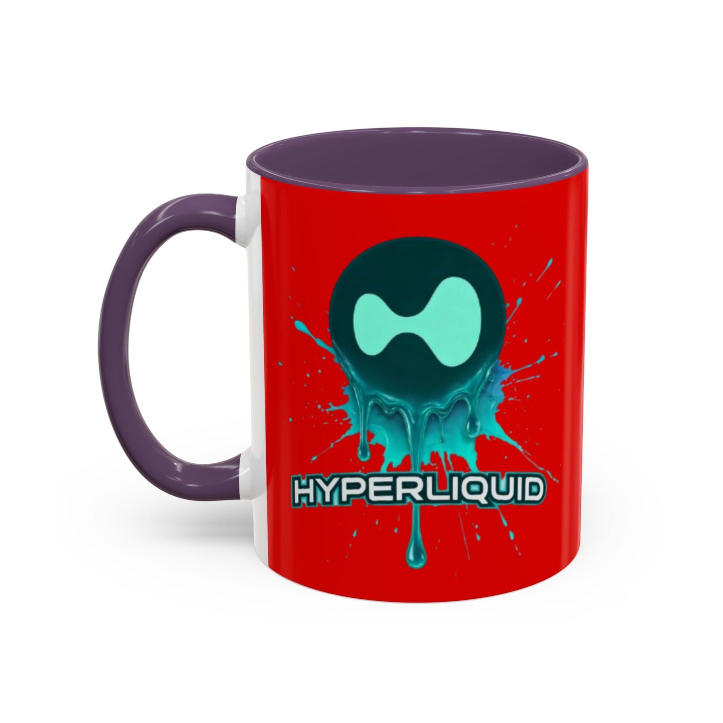 HYPE Drip Red Accent Mug by cypherpunkgear.com