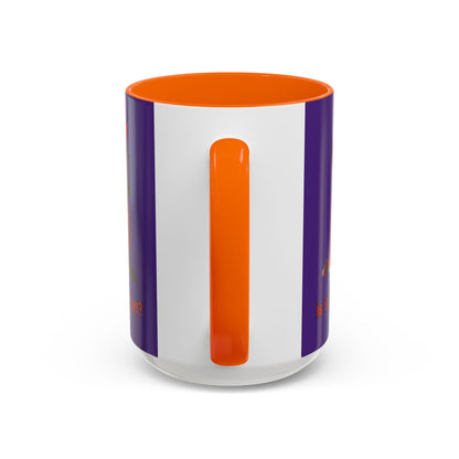 Is it Samhain yet? Dark Purple Accent Mug by CreepyCrafts.boo