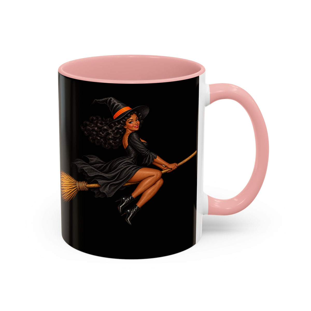 Velvet Vex Black Accent Mug by CreepyCrafts.boo
