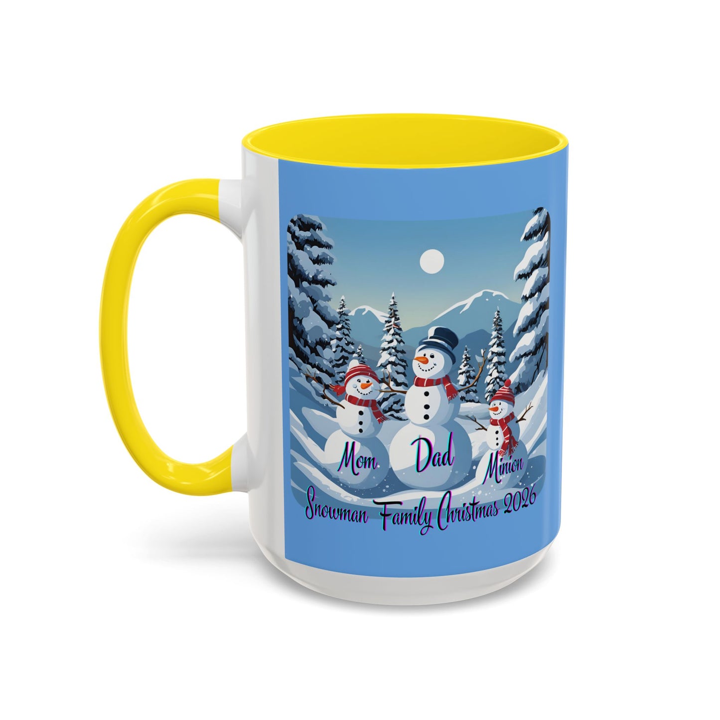Snowman Family of 3 Accent Mug by cypherpunkgear.com