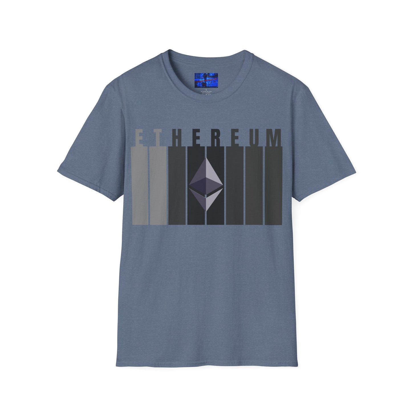 Ethereum (ETH) Dark colors Unisex T-Shirt by cypherpunkgear.com