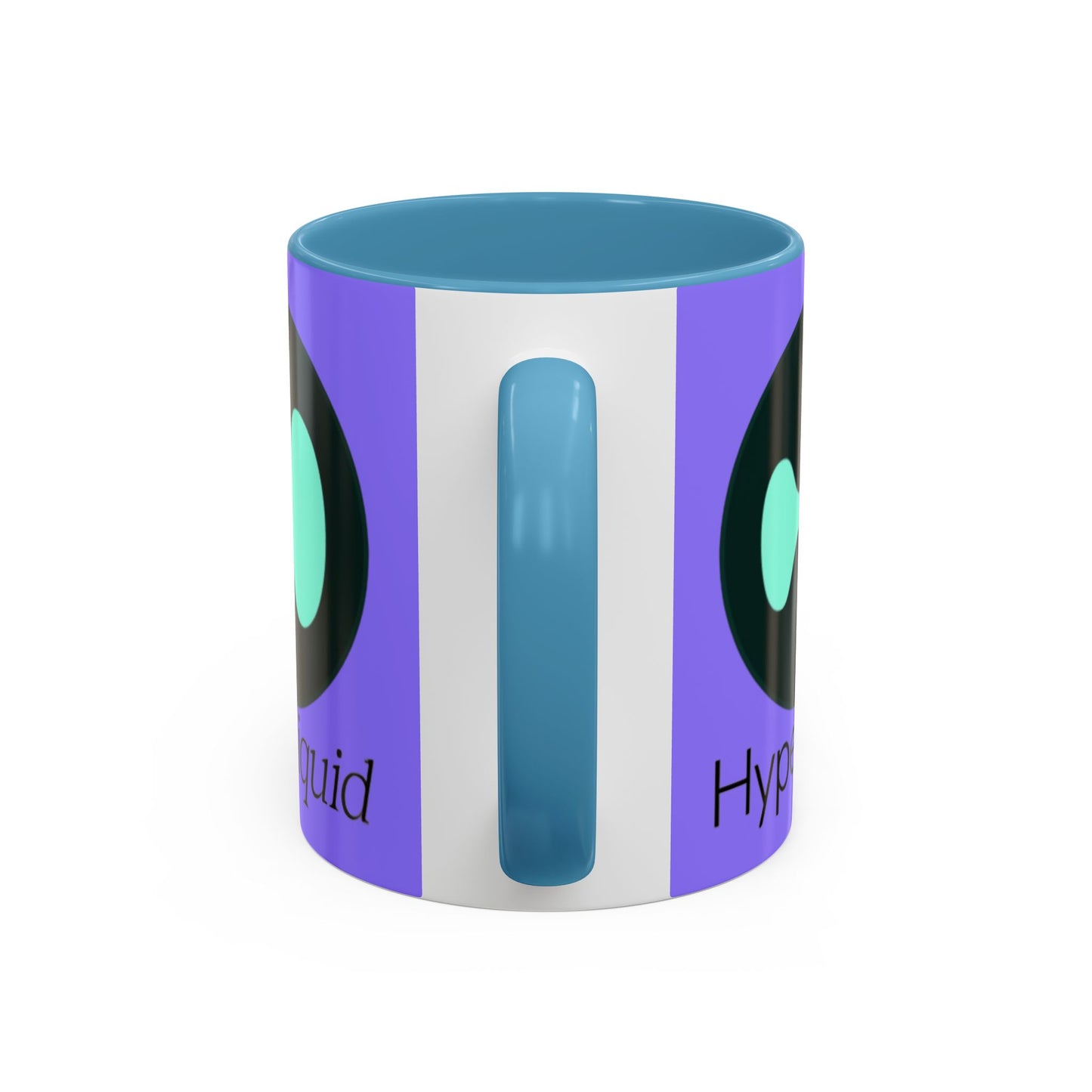 Hyperliquid Black font Light Purple Accent Mug by cypherpunkgear.com