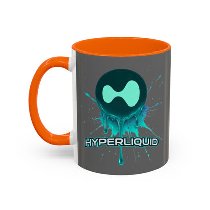 HYPE Drip Grey Accent Mug by cypherpunkgear.com