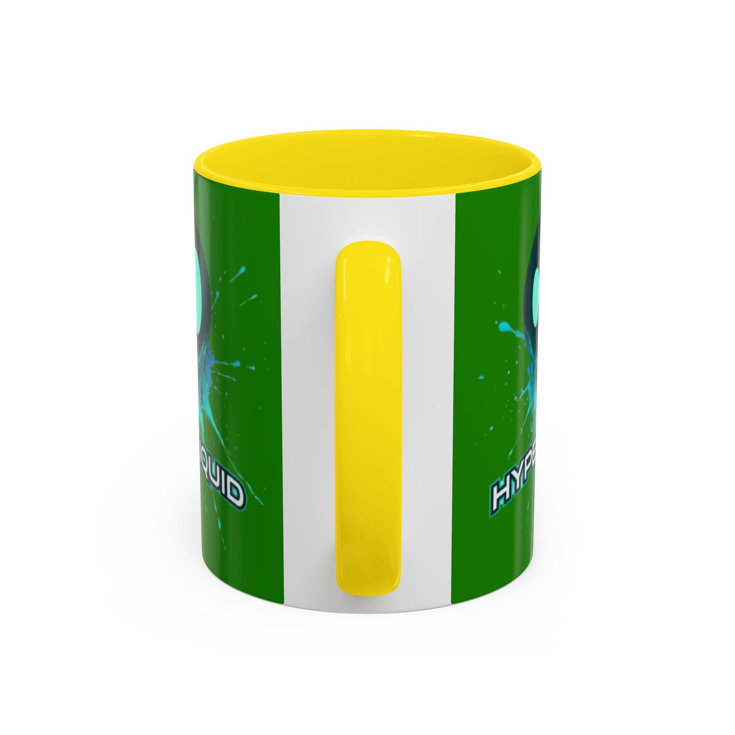 HYPE Drip Green Accent Mug by cypherpunkgear.com