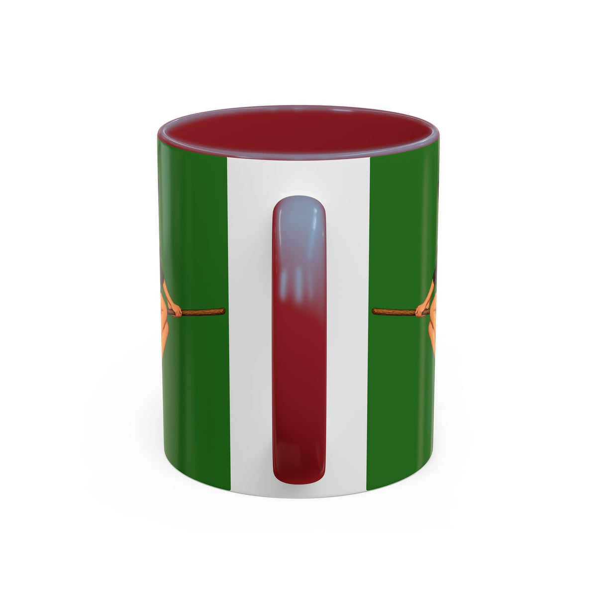 Hazel Hex Green Accent Mug by CreepyCrafts.boo