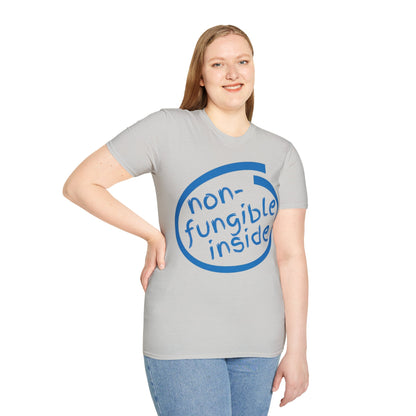 Non-Fungible Inside Light colors Unisex T-Shirt by cypherpunkgear.com