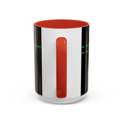 Sometimes I talk to myself - me: omg...same Black Accent Mug by cypherpunkgear.com