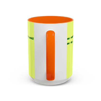 Sometimes I talk to myself - me: omg...same Yellow Accent Mug by cypherpunkgear.com