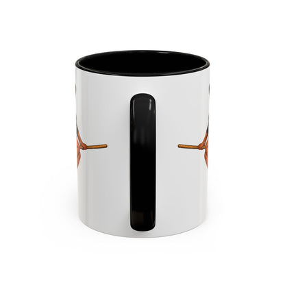 Velvet Vex White Accent Mug by CreepyCrafts.boo